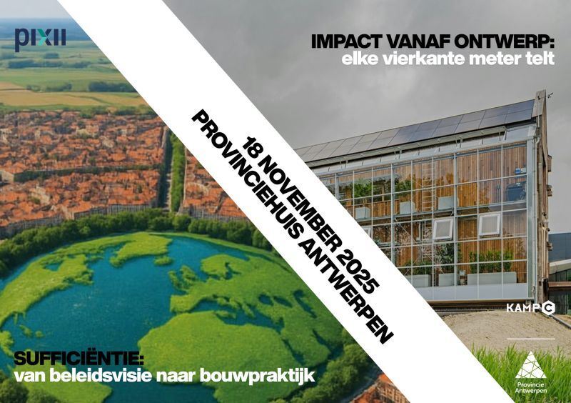 Impact vanaf ontwerp: elke vierkante meter telt - Studiedag op 18 november